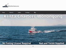 Tablet Screenshot of kristacharters.com